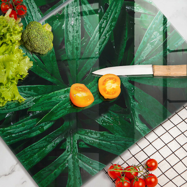 Főzőlap védő üveglap Növények levelei