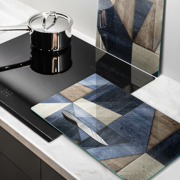 Főzőlap védő üveglap Geometriai absztrakció