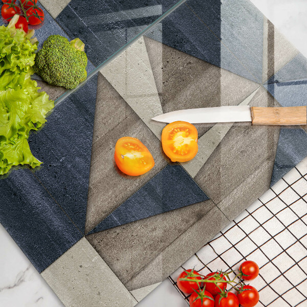 Főzőlap védő üveglap Geometriai absztrakció