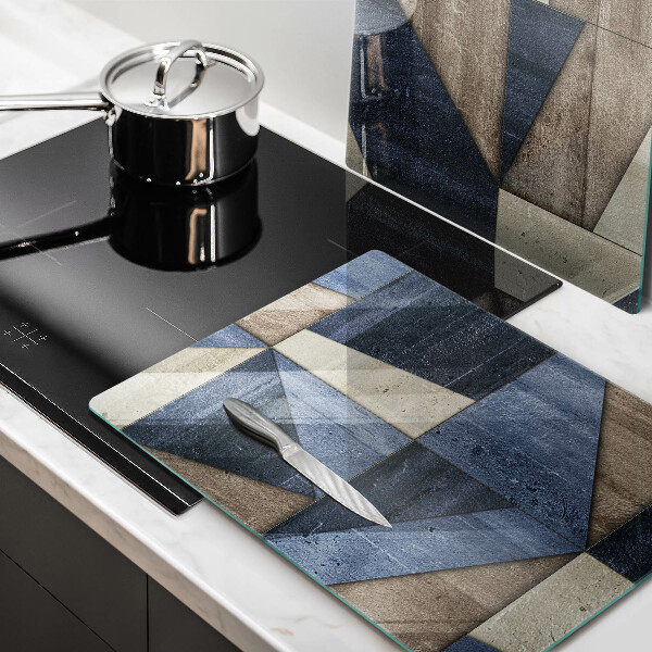 Főzőlap védő üveglap Geometriai absztrakció