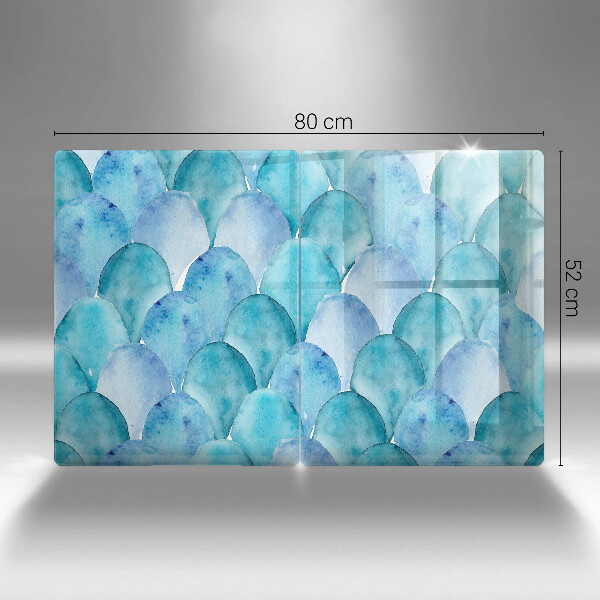 Főzőlap védő üveglap Akvarell skálák