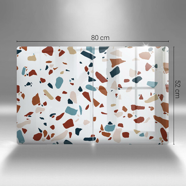 Főzőlap védő üveglap Díszítő kő