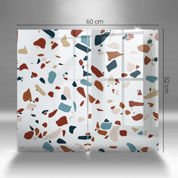 Főzőlap védő üveglap Díszítő kő