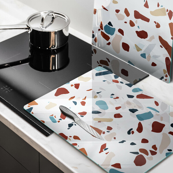 Főzőlap védő üveglap Díszítő kő