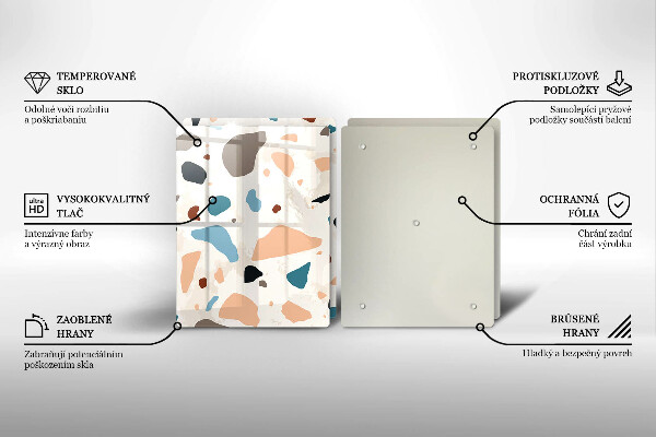 Főzőlap védő üveglap Dekoratív kőedény