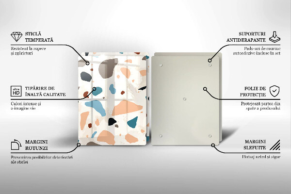 Főzőlap védő üveglap Dekoratív kőedény