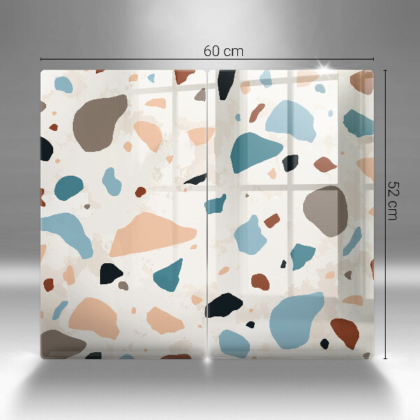 Főzőlap védő üveglap Dekoratív kőedény