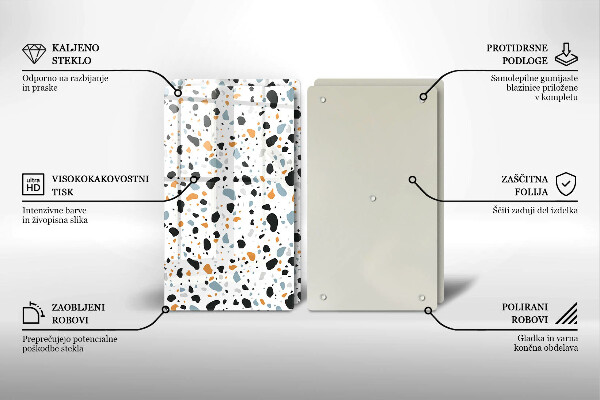 Főzőlap védő üveglap Dekoratív kőedény