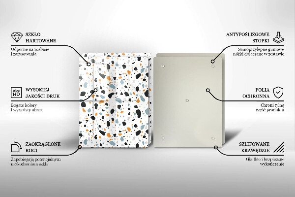 Főzőlap védő üveglap Dekoratív kőedény