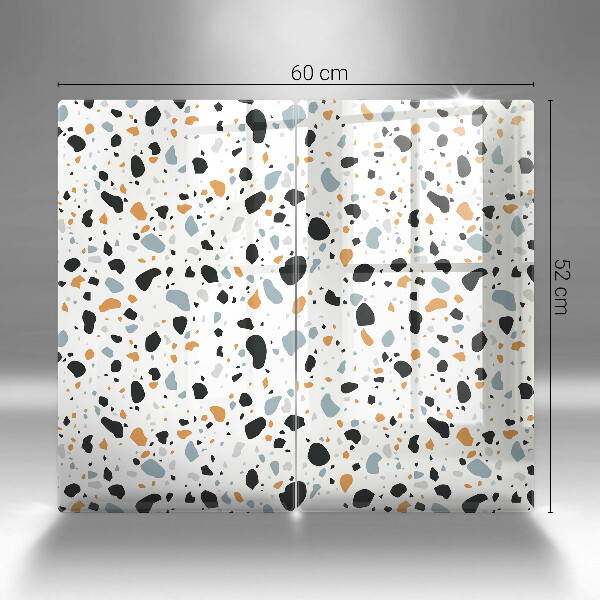 Főzőlap védő üveglap Dekoratív kőedény