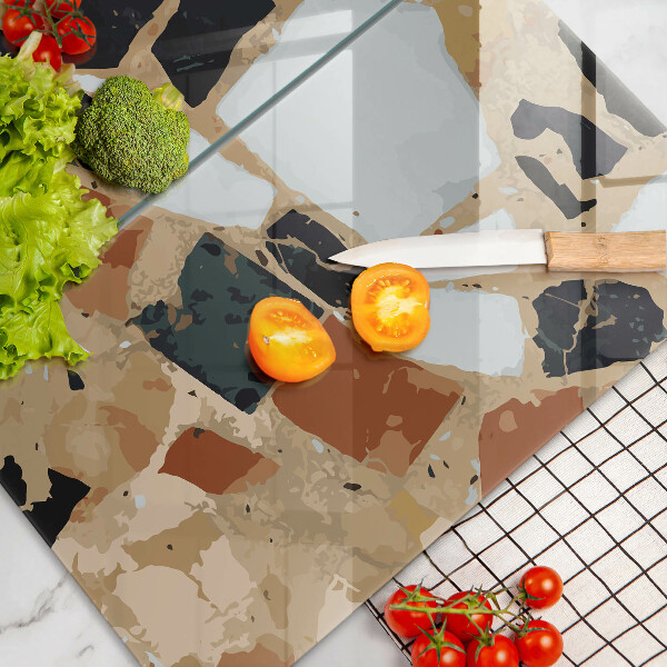 Főzőlap védő üveglap Dekoratív kövek lemez