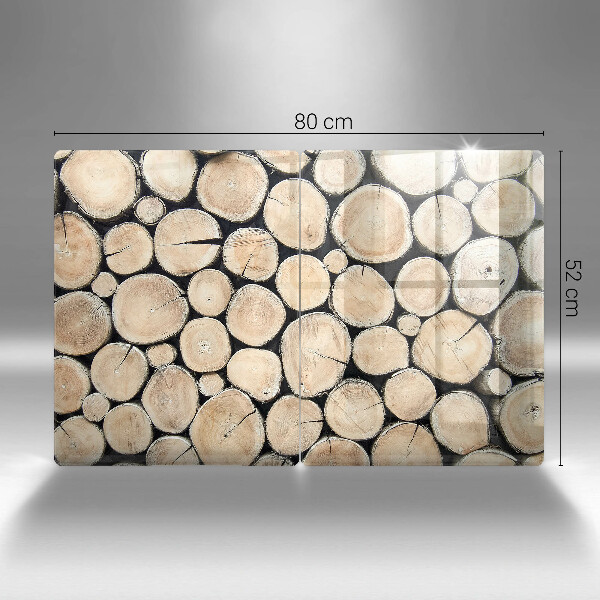 Főzőlap védő üveglap Fa fatörzsek