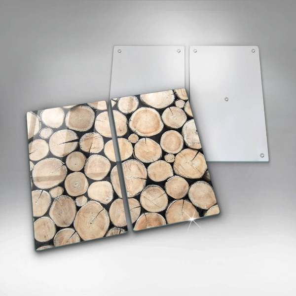 Főzőlap védő üveglap Fa fatörzsek