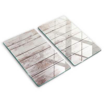 Főzőlap védő üveglap Régi fa táblák