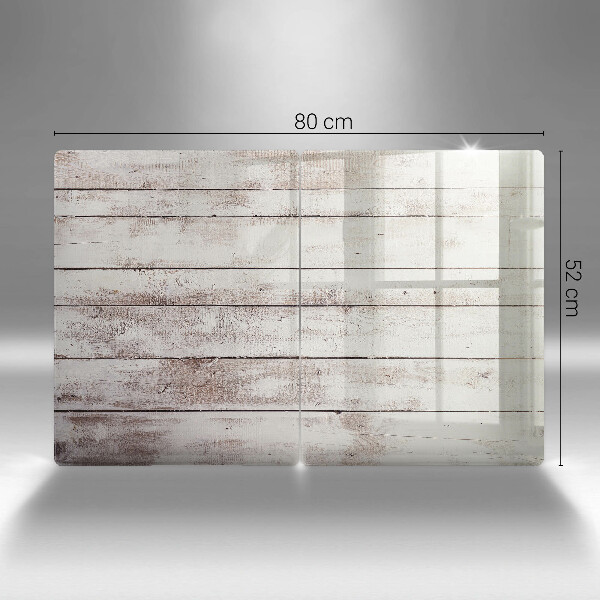 Főzőlap védő üveglap Régi fa táblák