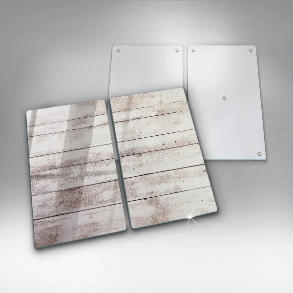 Főzőlap védő üveglap Régi fa táblák