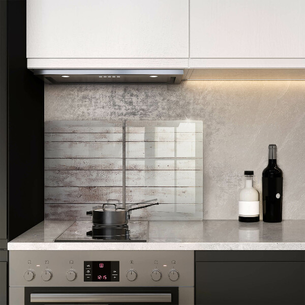 Főzőlap védő üveglap Régi fa táblák