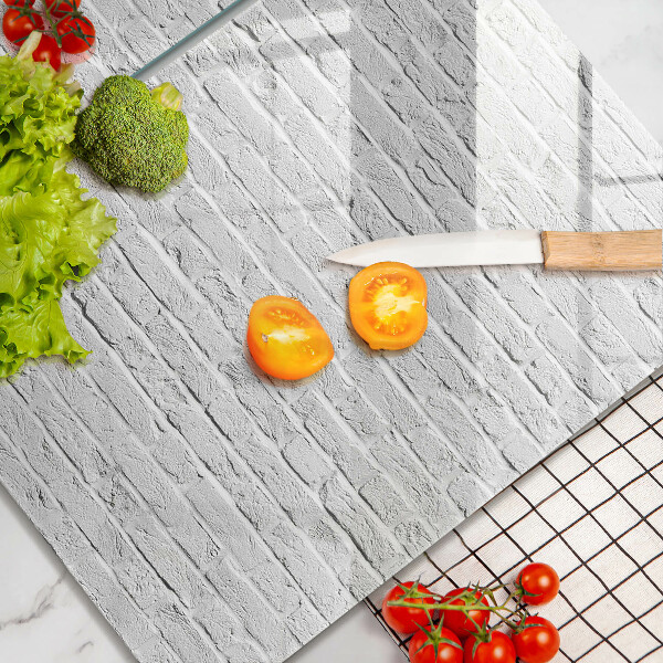 Főzőlap védő üveglap Téglafal fal