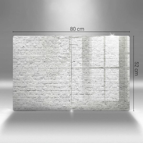 Főzőlap védő üveglap Téglafal fal