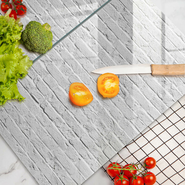 Főzőlap védő üveglap Téglafal fal