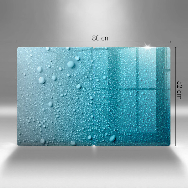 Főzőlap védő üveglap Vízcseppek