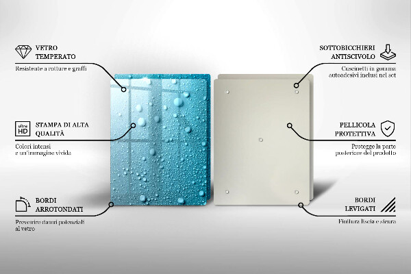 Főzőlap védő üveglap Vízcseppek