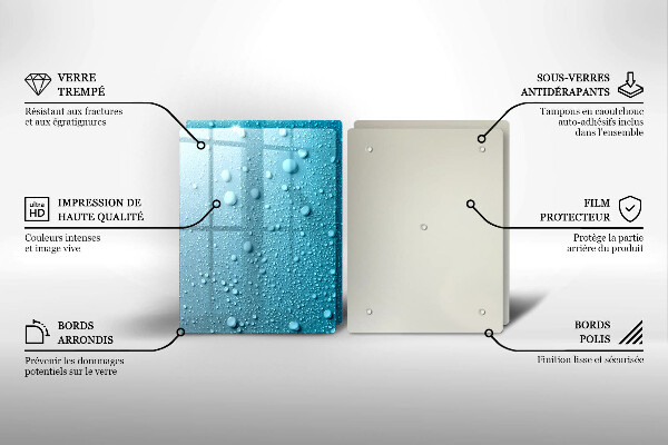 Főzőlap védő üveglap Vízcseppek