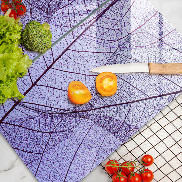 Főzőlap védő üveglap Levelek erekkel