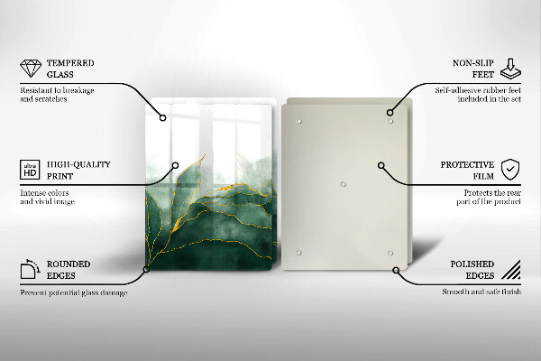 Főzőlap védő üveglap Absztrakt természet