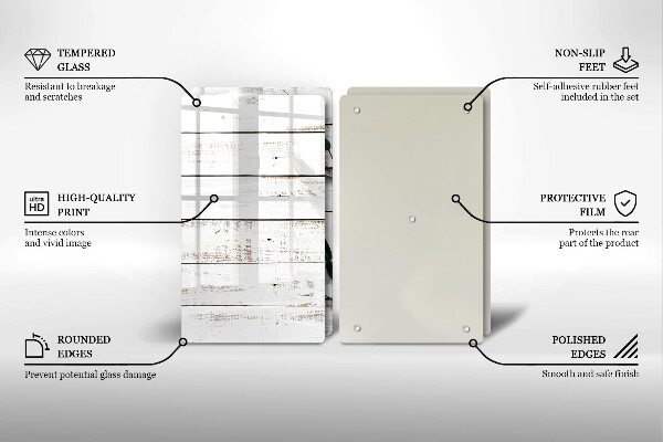 Főzőlap védő üveglap Régi táblák és levelek