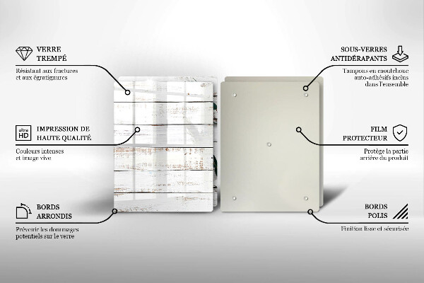 Főzőlap védő üveglap Régi táblák és levelek