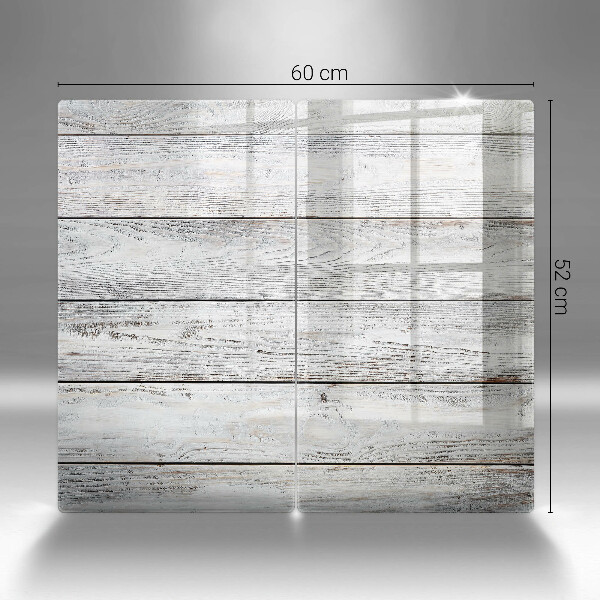 Főzőlap védő üveglap Világos fa táblák