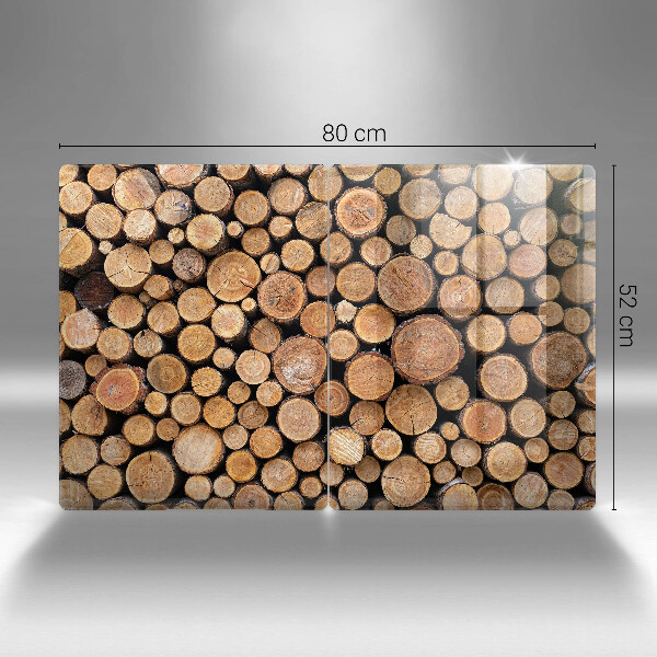 Főzőlap védő üveglap Fatörzsek