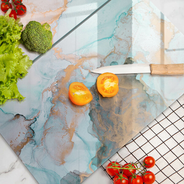 Főzőlap védő üveglap Márvány absztrakció