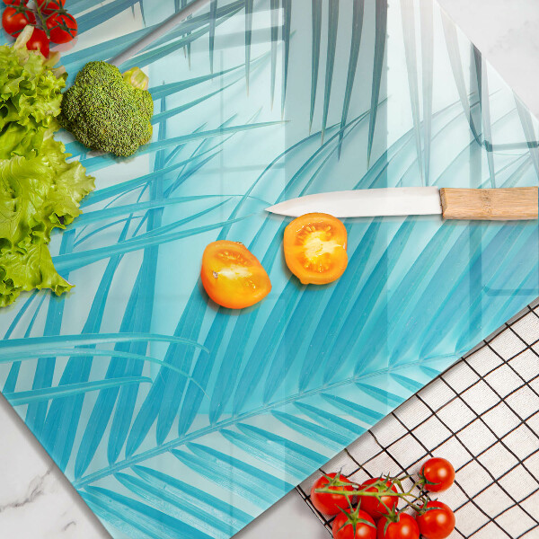 Főzőlap védő üveglap Pasztell levelek