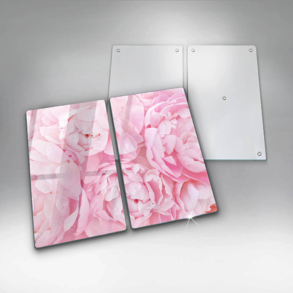 Főzőlap védő üveglap Finom bazsarózsa