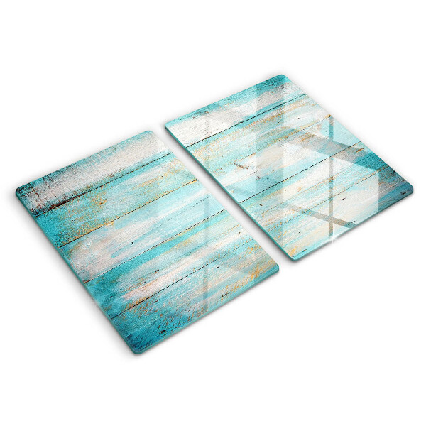 Főzőlap védő üveglap Vintage fa táblák