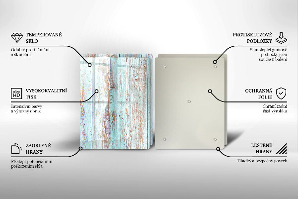 Főzőlap védő üveglap Régi vintage táblák