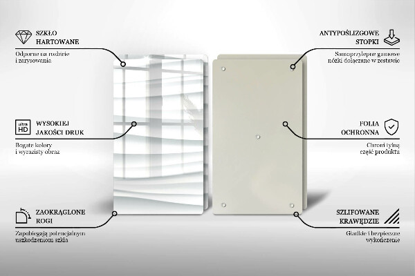 Főzőlap védő üveglap Modern szerkezet