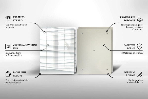 Főzőlap védő üveglap Modern szerkezet