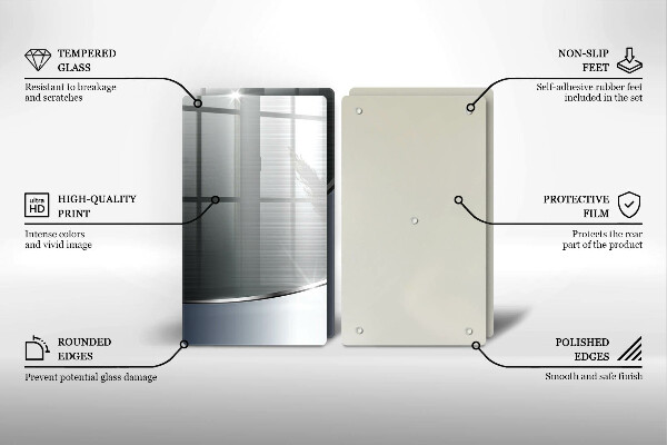 Főzőlap védő üveglap Fém absztrakciós minta