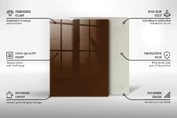 Tűzhely fedőlap barna szín