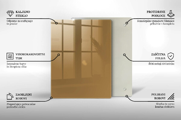 Tűzhely fedőlap Bézs színű