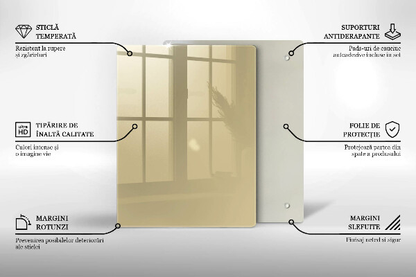 Tűzhely fedőlap Bézs színű