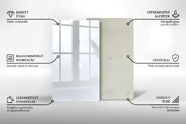 Tűzhely fedőlap fehér szín