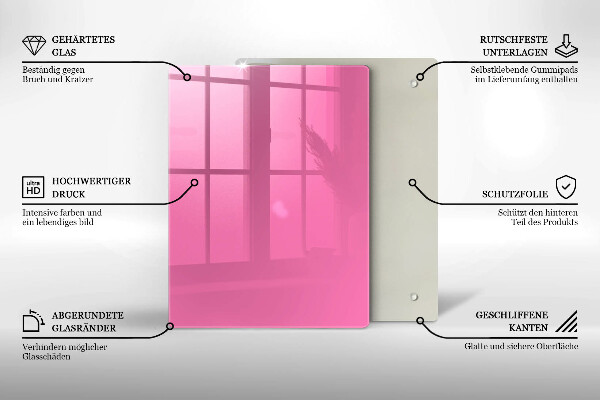 Tűzhely fedőlap Rózsaszín szín