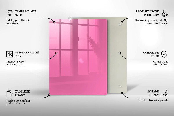 Tűzhely fedőlap Rózsaszín szín