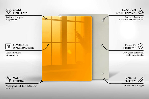 Tűzhely fedőlap Sötét sárga színű