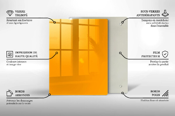 Tűzhely fedőlap Sötét sárga színű