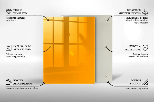 Tűzhely fedőlap Sötét sárga színű